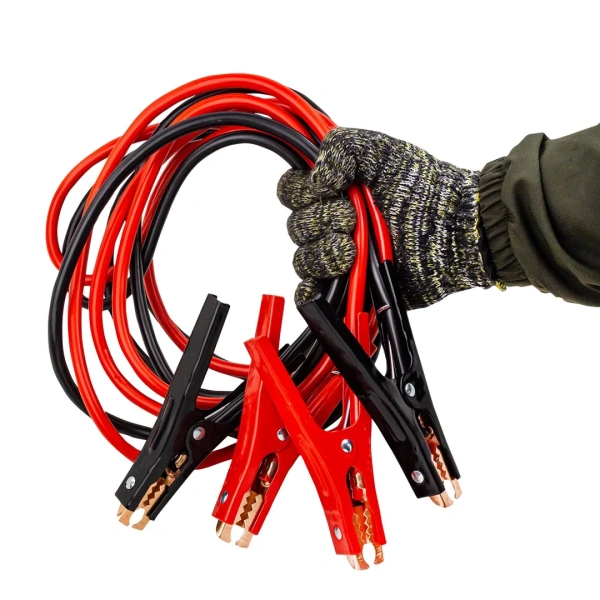 Стартовые провода 600 Aмпер, 3.5м, Øкабеля 10мм, Øжилы 0.25мм, кол-во жил 196 (морозостойкая изоляция), в чехле