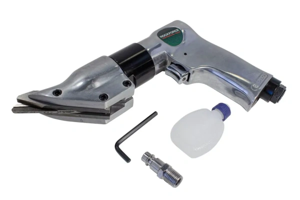 Пневмоножницы угловые (1800рез/мин, max толщина реза-1.2мм,потребление 114л/мин,6.3Bar,штуцер 1/4'')