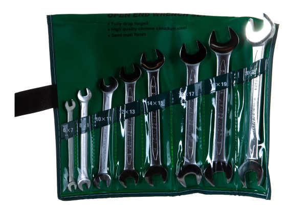 Набор ключей гаечных рожковых в сумке JONNESWAY W25108S (6-22 мм, 8 предметов)