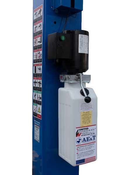 Двухстоечный подъёмник AE&T S4D-2 (4т) с верхней синхронизацией 220/380В