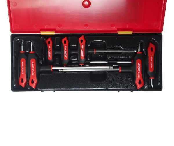 Набор ключей TORX Т-образных JTC K6074 (Т10Н-Т40Н, 7 предметов)