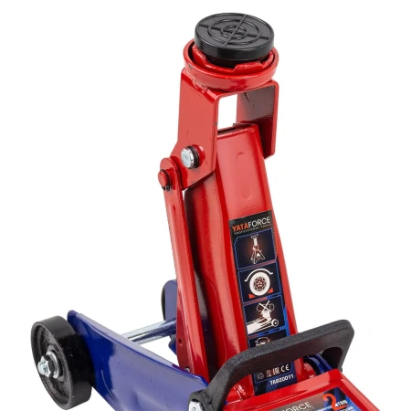 Домкрат подкатной гидравлический 2т (h min 135мм, h max 320мм)