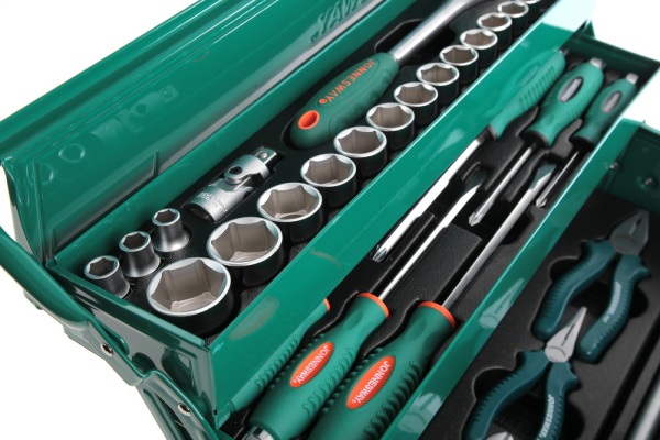 Универсальный набор инструментов JonnesWay C-3DH262 (62 пр.) в ящике