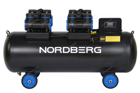 Компрессор безмасляный NORDBERG NCEO300/1000 (380 В, ресивер 300 л, 1000 л/мин)