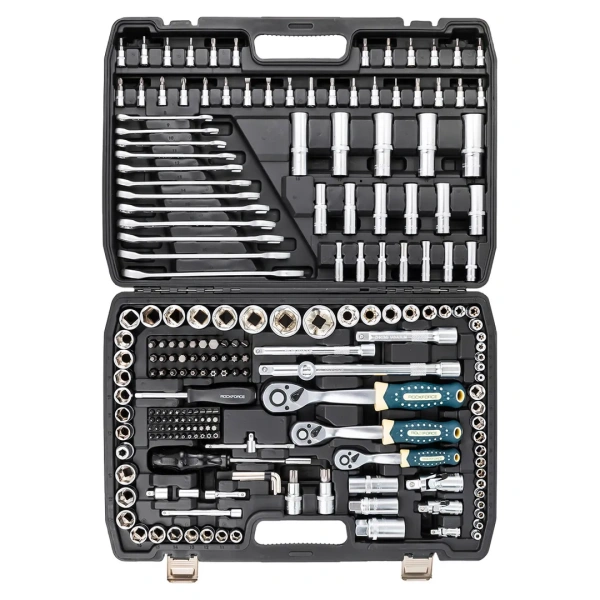 Набор инструментов 216пр. 1/4'', 3/8'', 1/2''(6гр.)