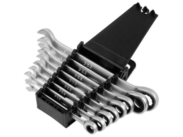 Набор ключей комбинир. 8-19мм 8шт трещоточных PRO STARTUL (PRO-7108)