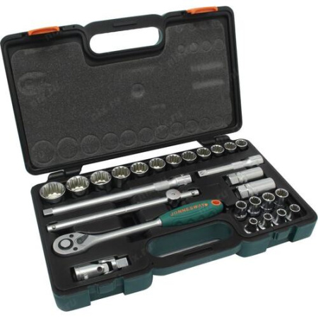 Набор головок торцевых S04H6321S (S04H6121S), 3/4"DR, 19-50 мм, 21 предмет