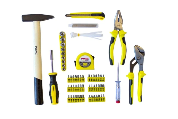 Набор инструментов 101пр.1/4''(6гр)(5-13мм,шарнирно-губцевый, биты,расходник), в блистере