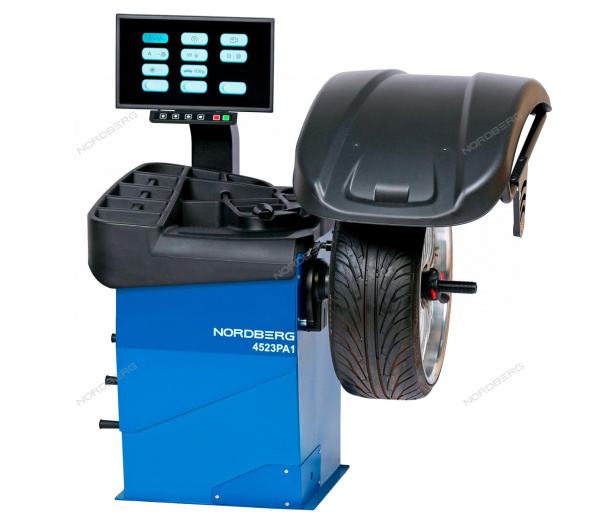 Станок балансировочный автомат с дисплеем синий NORDBERG 4523PA1(B)
