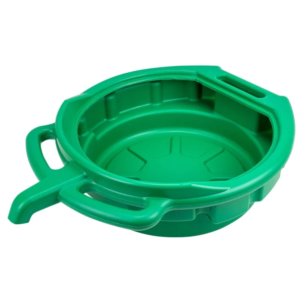 Емкость пластиковая для слива отработанного масла и технических жидкостей, 16л (Ø400мм, глубина 150мм)