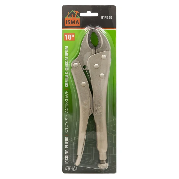 Зажим гейферный с ''овальными губками''10''-250мм, в блистере