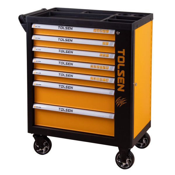 Набор инструментов 157 предметов, "BOXER", в черной тележке, в комплекте гайковерт TT73362 TOLSEN TT85415P