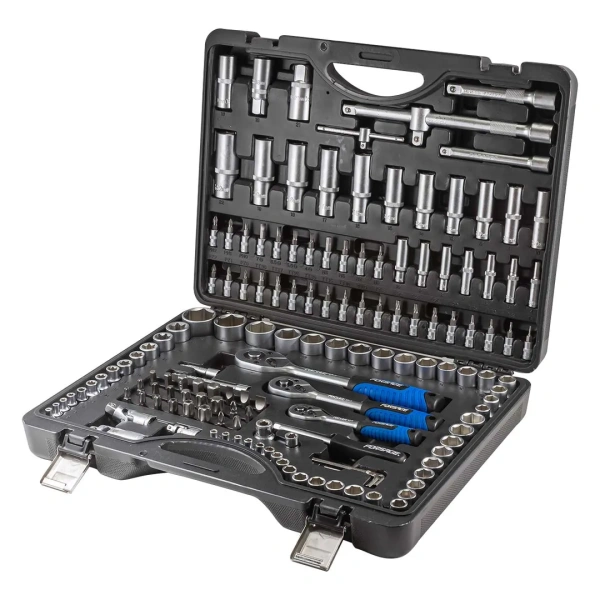 Набор инструментов 150пр. 1/4'',3/8'',1/2''(6-гр.)(4-32мм)