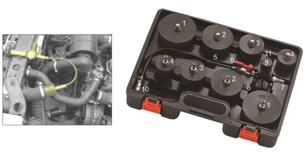 Детектор утечек в турбосистеме JTC 4315 (4 пары переходников)