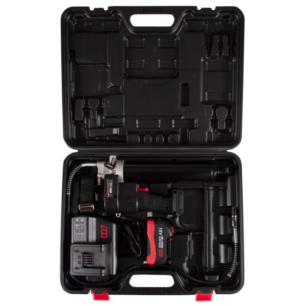 Шприц плунжерный 400 мл аккумуляторный 3 предмета кейс MIGHTY SEVEN DGG-102A1