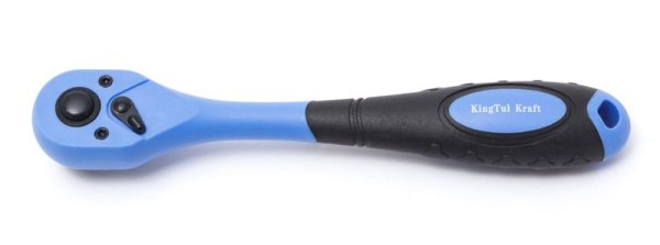 Трещотка с прорезиненной противоскользящей рукояткой 1/2''(72зуб.)