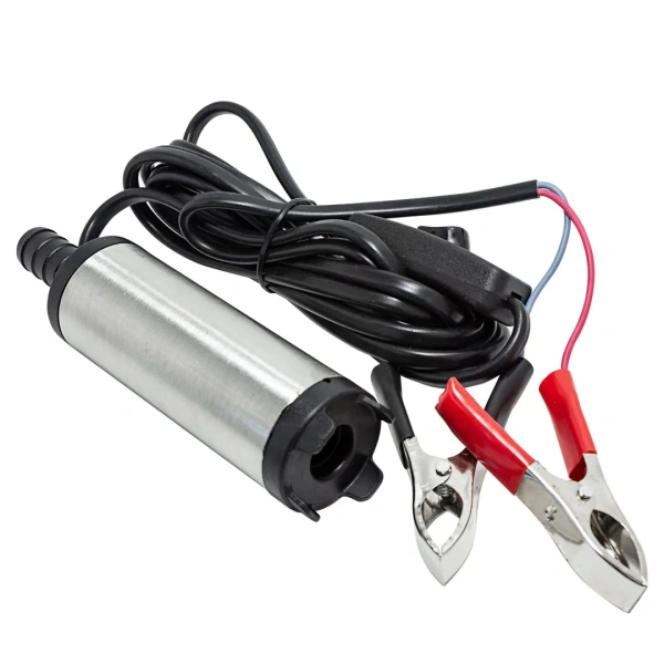 Насос для перекачки топлива (12V, 60W, 20л/мин, Ø38мм, Ø выходного отв. 16мм)