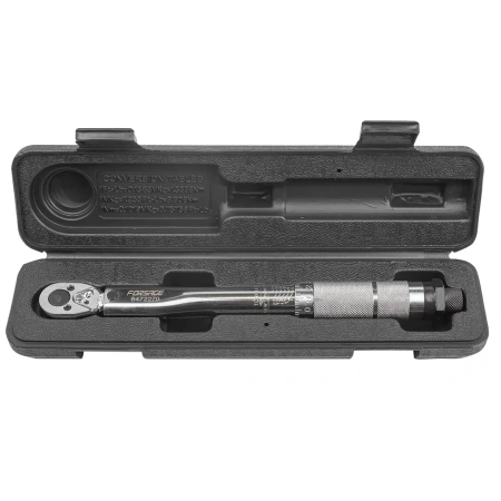 Ключ динамометрический щелчкового типа 5-25Нм, 1/4''(Тайвань),в пластиковом футляре