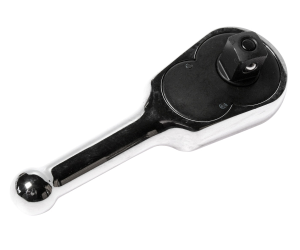 Трещотка укороченная с металлической рукояткой JTC 3018 (1/2", 45 зубьев, 130 мм)