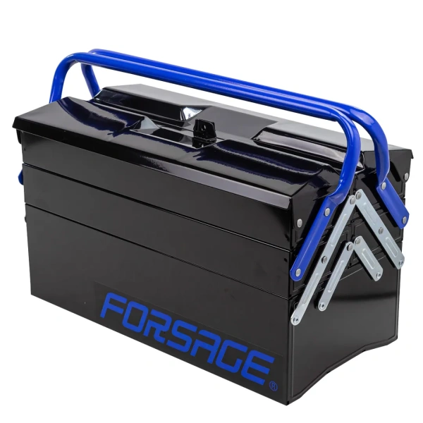 Ящик металлический складной 5-и секционный (200х235х405мм, 45х95х375мм-4 секции, 110х200х375мм-1 секция)