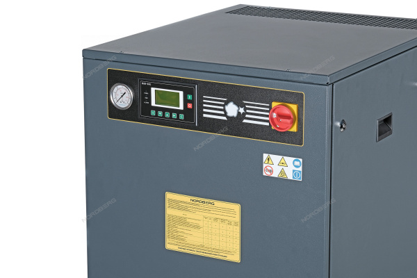 Компрессор винтовой, 7,5кВт, 10Бар, 1000л/мин, ресивер 270л NORDBERG NCS270/1000-10