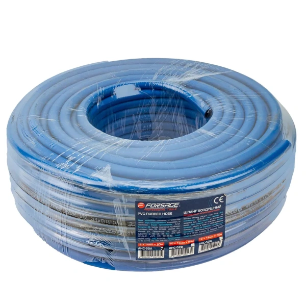 Шланг воздушный резиновый армированный 8х14мм, (50м катушка)