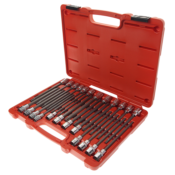 Набор головок JTC 7024 (с насадкой, 24 предмета в кейсе)