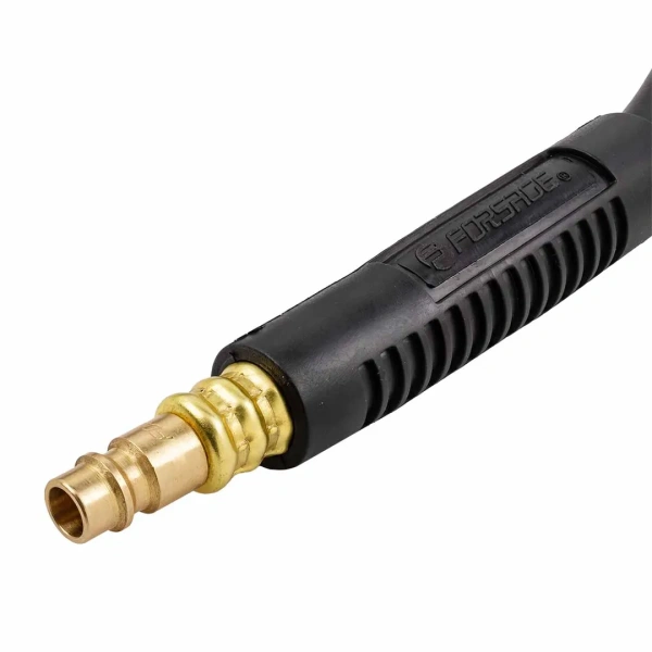 Шланг резиновый воздушный армированный с фитингами 10мм х 15мм х 5м (20-60бар, раб. t от -30 до +70°С)