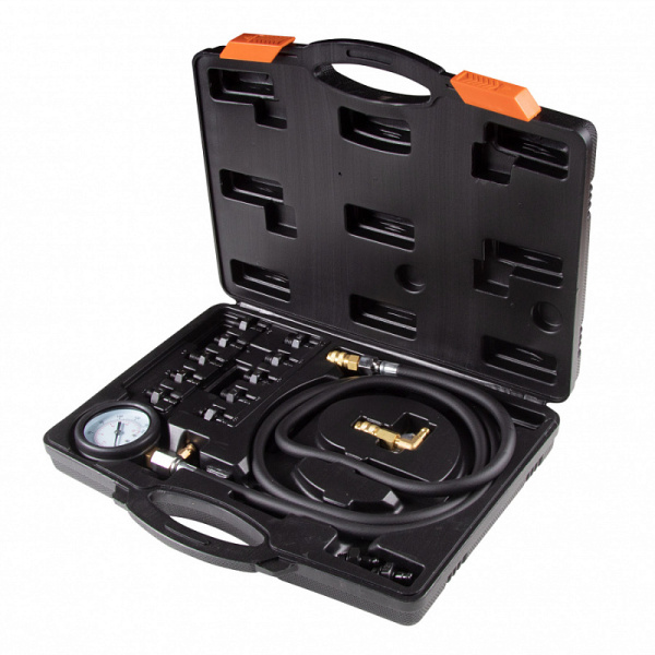 Манометр для измерения давления масла, 0-10 БАР, комплект адаптеров AFFIX AF12020010C