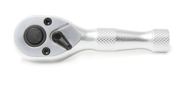 Трещотка реверсивная короткая с накаткой 1/4''(L-90мм 72зуб)