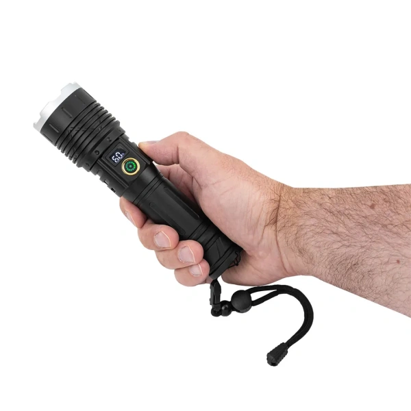 Фонарь ручной аккумуляторный (4 режима работы, аккум. 8800мАч, время работы 3-5ч, время зар. 2ч)