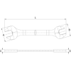 GARWIN PRO GR-OD0405 Ключ рожковый 4х5 мм