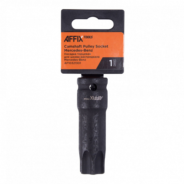 Насадка (бита) торцевая 1/2" AFFIX AF10321301, TORX TR, T100H, L=78 мм, для шкива распредвала