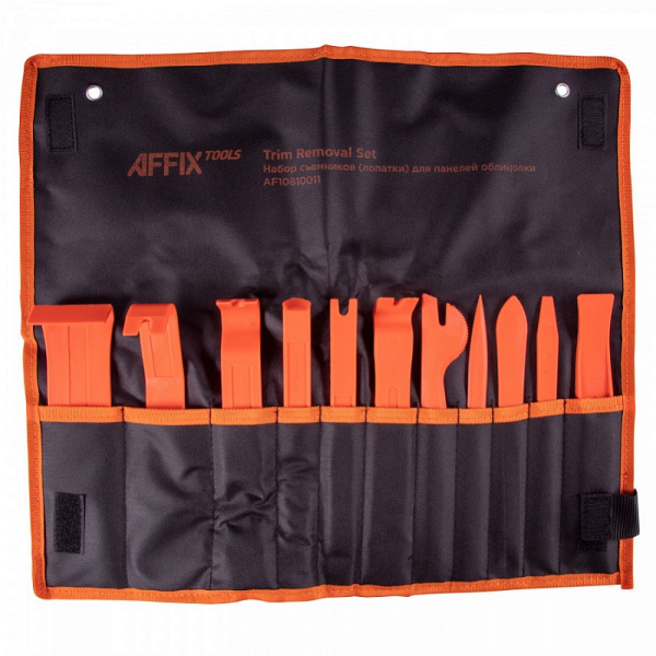 Набор съемников (лопатки) AFFIX AF10810011 для панелей облицовки, 11 предметов