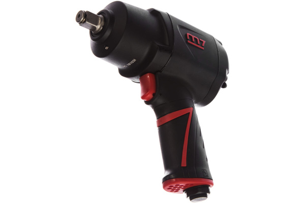 Гайковерт пневматический ударный MIGHTY SEVEN NC-4255QH01, 1/2", 1627 Нм, система «EZ Grease», в комплекте футболка