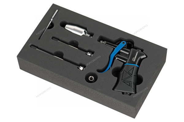 Пистолет продувочный с набором сменных сопел NORDBERG TI21