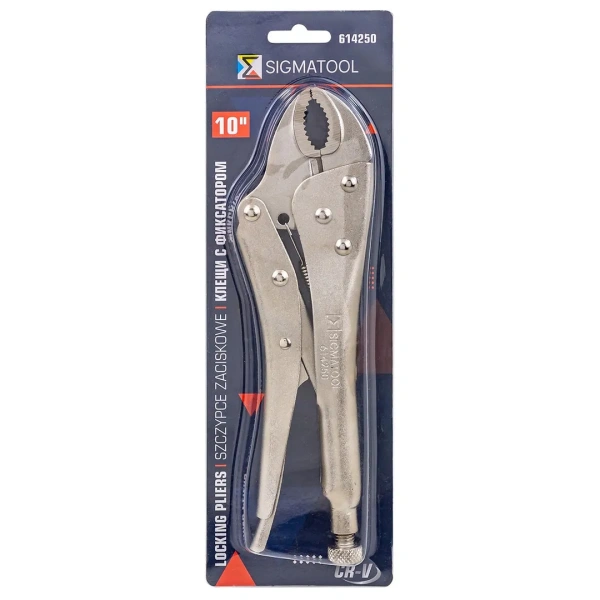 Зажим гейферный с ''овальными губками''10''-250мм, в блистер