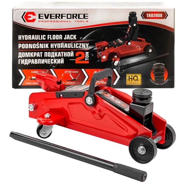 Домкрат подкатной гидравлический 2т (h min 140мм, h max 310мм)