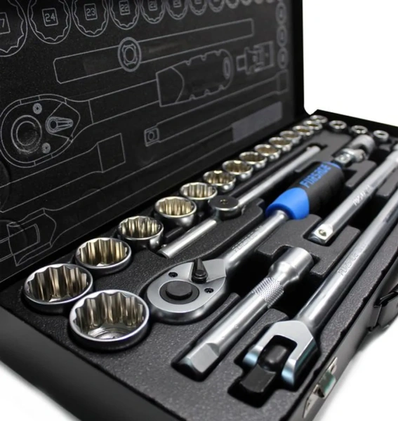 Набор инструментов 24пр 1/2''(12гр.)(10-32мм)