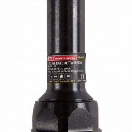 Трещотка пневматическая MIGHTY SEVEN NE-4305, 1/2", 95 Нм, удлиненная