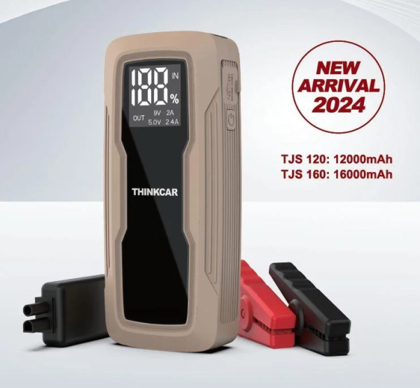 Устройство пусковое портативное THINKCAR TJS-120 (12V, емкость 12 Aч)