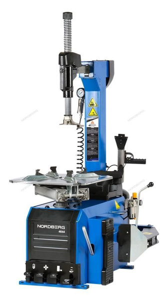 Станок шиномонтажный автомат, двухскоростной, 14-28", взрывная накачка, 380 В, синий NORDBERG 4644
