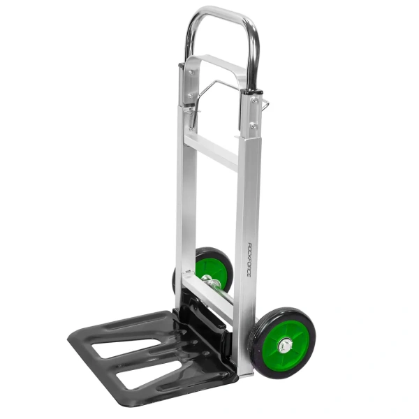 Тележка ручная складная с телескопической ручкой (г/п90кг,395х410х1080мм-в разложенном полож.,355х240-рабочая площадка, 150мм-Ø колес)