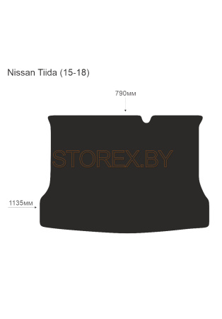 Nissan Tiida (15-18) Багажник copy