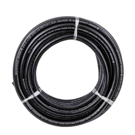 Шланг резиновый армированый бензо-маслостойкий 6.3х13.3ммх10м(повышенная гибкость и сопротивление к излому,раб.давл. 20bar,max 60bar,-30C°+70C°,DIN200