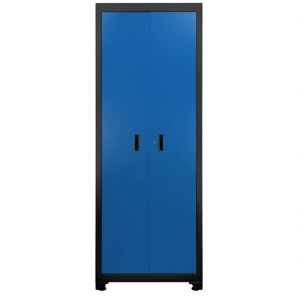 Комплект металлической гаражной мебели (тележка 2шт., модуль со шкафчиками, стол, шкаф) 2362х500х2050мм