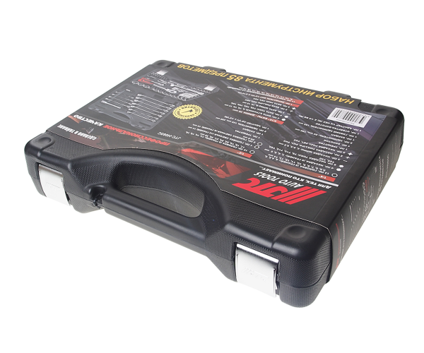 Набор инструментов 85 предметов слесарно-монтажный 1/4",1/2" 6-ти гранных в кейсе JTC-H085C-B72