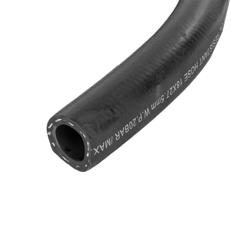 Шланг резиновый армированый бензо-маслостойкий 18х27.5ммх15м(повышенная гибкость и сопротивление к излому,раб.давл.20bar,max60bar,-30C°+70C°,DIN20018)
