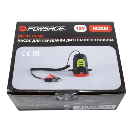 Насос для перекачки дизельного топлива(12V, 60W, 70dB, max t работы-30мин, 0.2-1.5 л/мин)