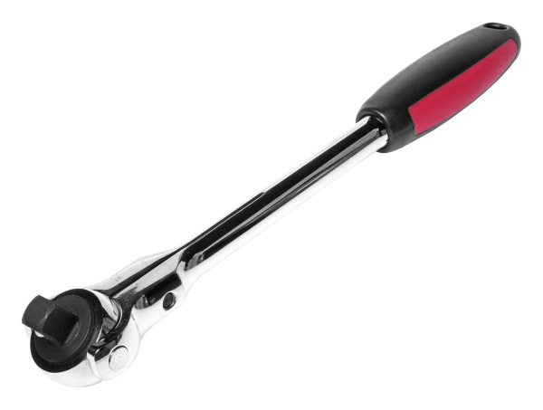 Трещотка шарнирная с резиновой рукояткой JTC 3417A (1/2", 72 зуба, 305 мм)